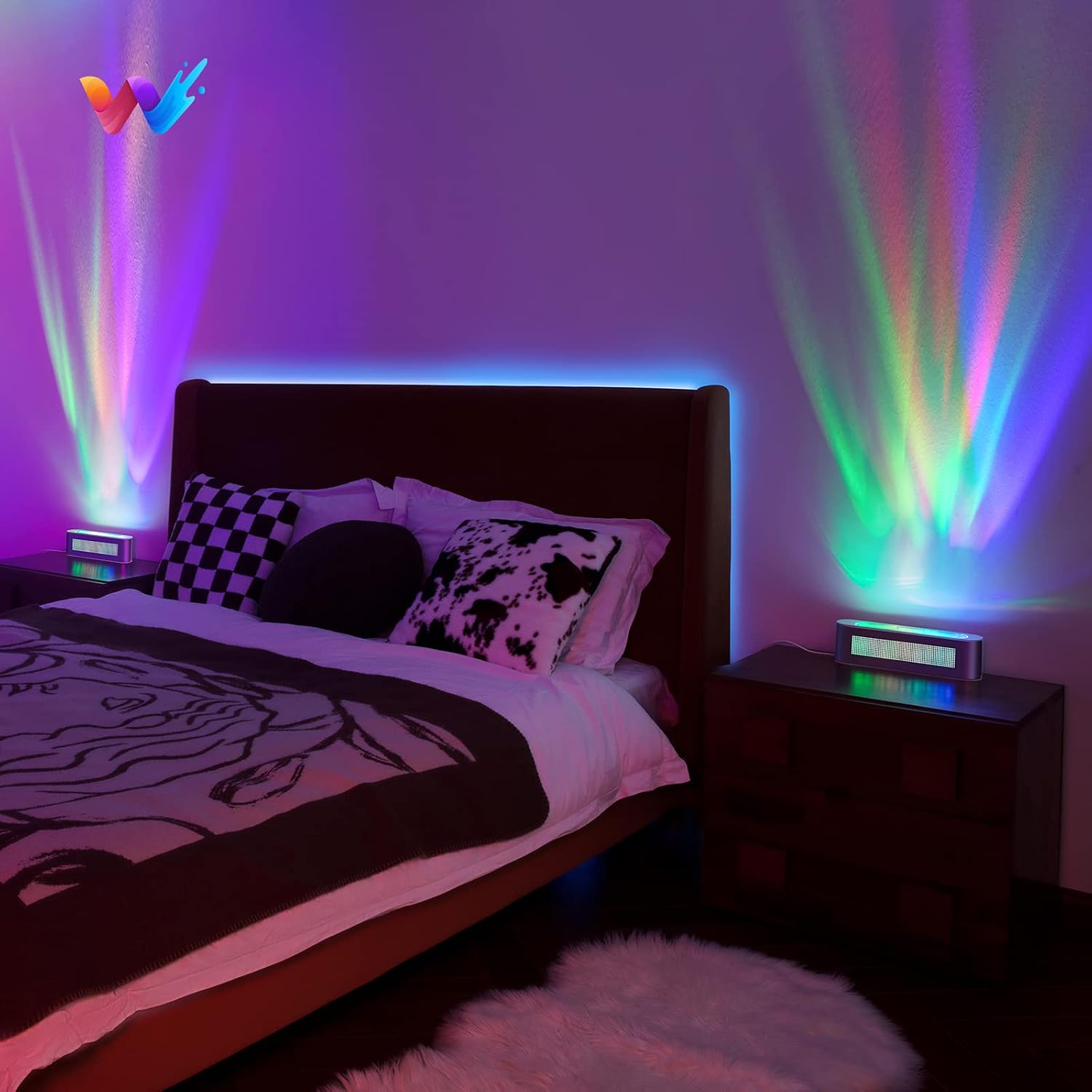 Smart LED Light Bar, RGBICW, 4 Light Beads, 64 Sq.Ft Coverage, Silver, Ideal for Room Decor, Gaming, TV Backlight, Ambient Lighting