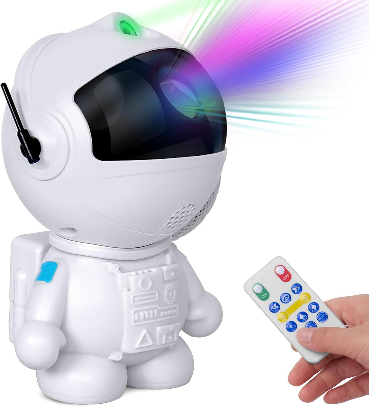 Astronaut Galaxy Star Projector Night Light with 8 Nebula Effects & Remote