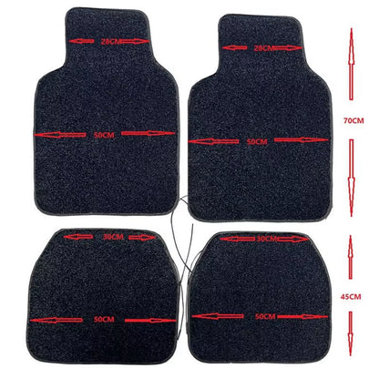 Car Stars Polyester Luxury Waterproof Fiber Optic LED Star Light Rugs Twinkle Starlight Mats APP Remote Control 4Pcs/Set