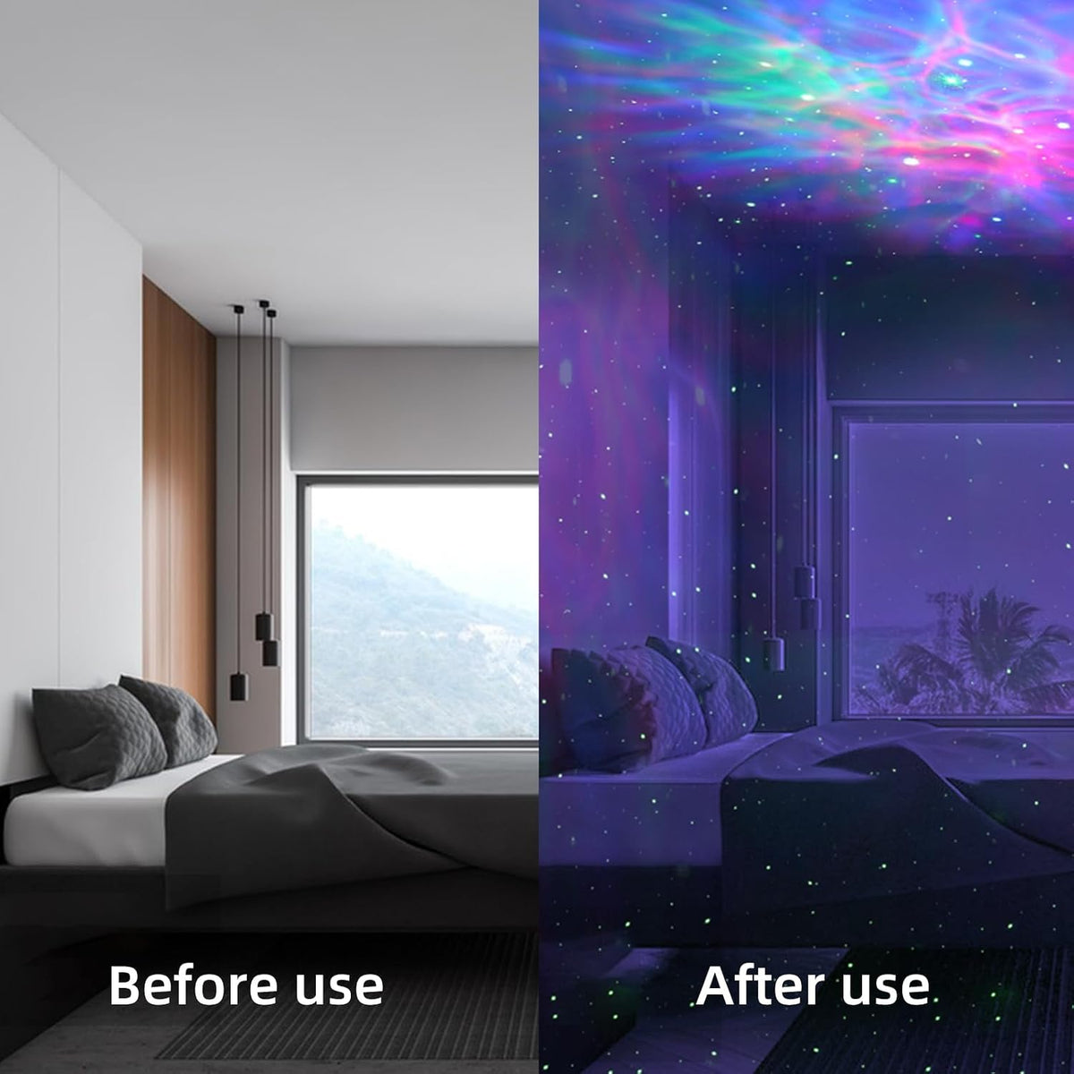 Astronaut Galaxy Star Projector Night Light with 8 Nebula Effects & Remote