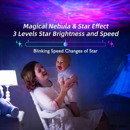 Astronaut Galaxy Star Projector Night Light with 8 Nebula Effects & Remote