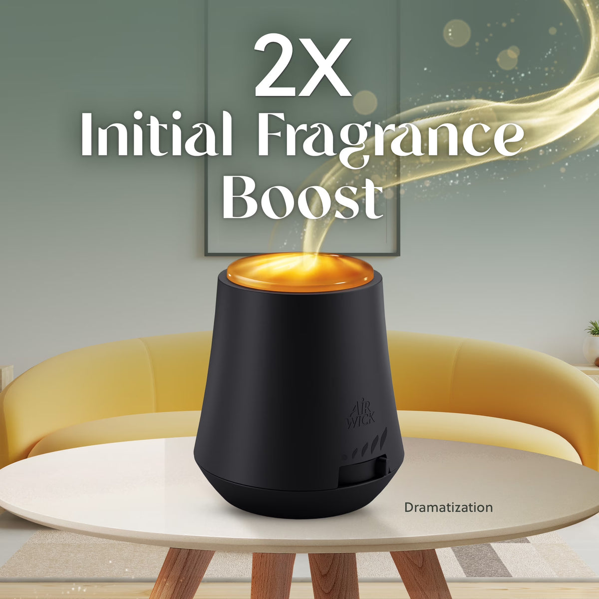 Essential Mist Scented Oil Cordless Diffuser Starter Kit, Pumpkin Spice, 2 Piece
