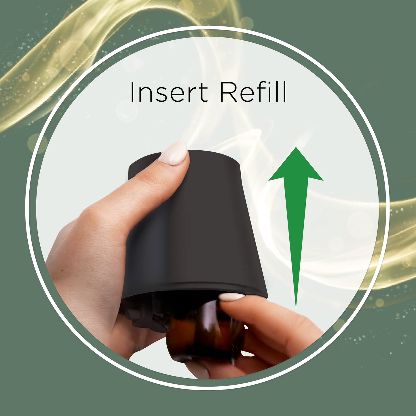 Essential Mist Scented Oil Cordless Diffuser Starter Kit, Pumpkin Spice, 2 Piece