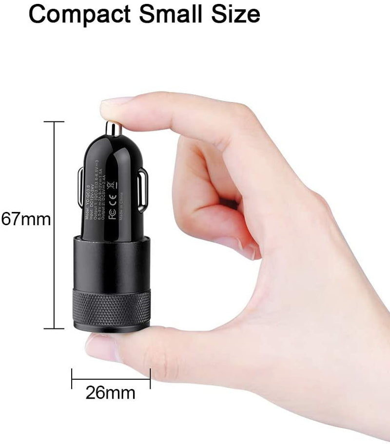 Fast Car Charger, Quick Charging 5.4A/30W Phone USB Adapter Rapid Plug